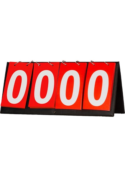 Voleybol Basketbol Çoklu Spor Kırmızı Için Masaüstü Flip Çetele 4 Haneli (Yurt Dışından) modelleri