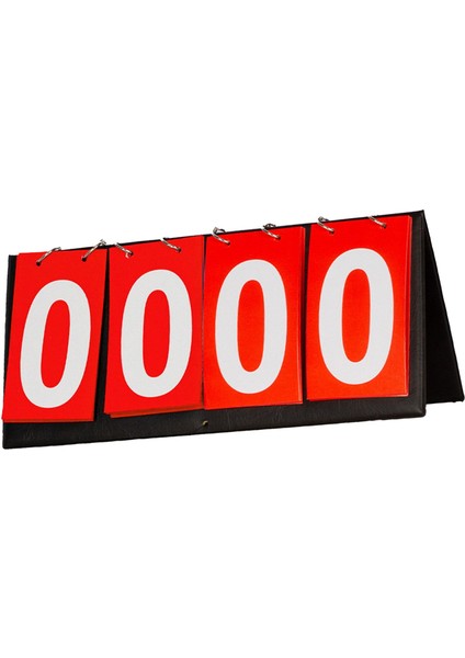 Voleybol Basketbol Çoklu Spor Kırmızı Için Masaüstü Flip Çetele 4 Haneli (Yurt Dışından) indirimleri