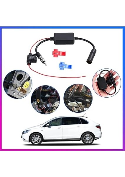 Lua Araç Radyosu Anten Güçlendirici, Evrensel, 12 V, Araç Radyosu, Sinyal Güçlendirici, Am/fm Anten, Sinyal Amplifikatörü, Otomobil, Radyo, Kamyon modelleri