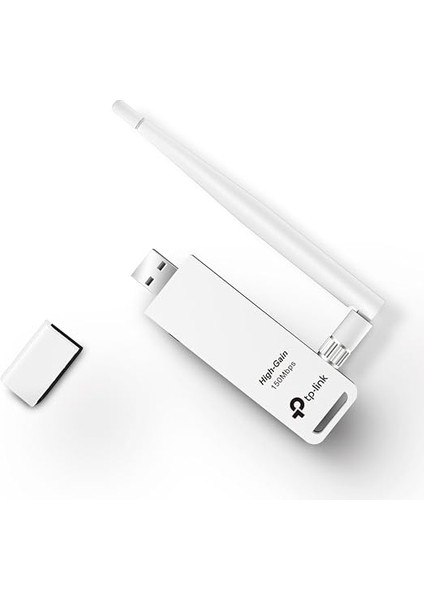 TL-WN722N, N150 Mbps Yüksek Kazanımlı Kablosuz USB Adaptör, 4dbi Ayrılabilir Anten modelleri