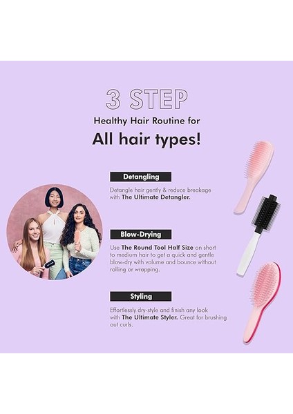 Teezer Round Tool Small Black White Saç ve Fön Fırçası indirimleri