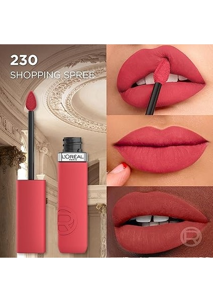 Parıs Infaillible Matte Resistance Likit Mat Ruj - 230 Shopping Spree fırsatları