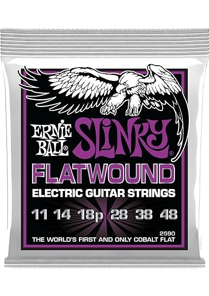 Ball Power Slinky Flatwound Elektro Gitar Telleri 11-48 Ayar (P02590) fırsatları