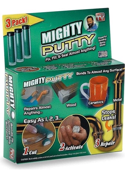Pratik Mighty Putty Herşeyi Yapıştıran Sihirli Macun