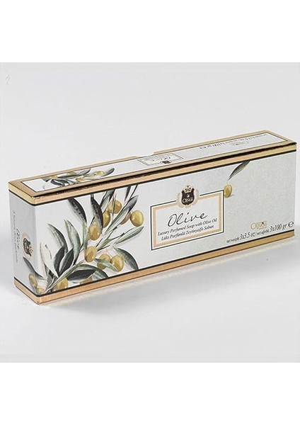Lüks Zeytinyağı Sabunu 3X100 gr (Zeytinyağı) modelleri