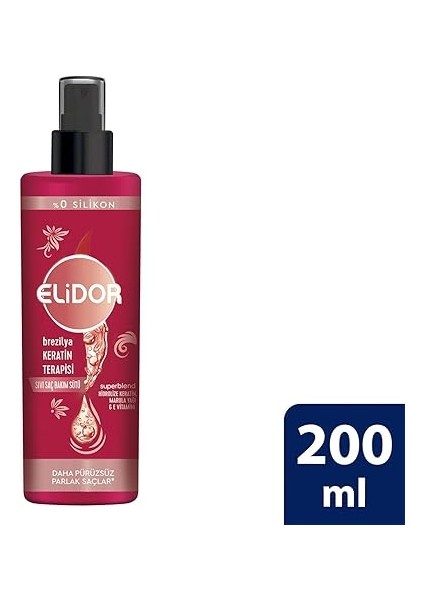 Sıvı Saç Bakım Sütü Brezilya Keratin Terapisi Hidrolize Keratin Marula Yağı E Vitamini 200 ml fiyatları