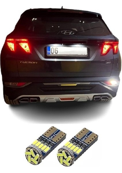 Hyundaı Tucson Uyumlu LED Plaka Ampulü T10 W5W