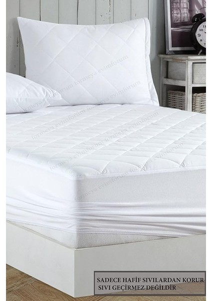 Adelya Mikrofiber Alez Kapitone Fitted Yatak Koruyucu Alez (16 Ebat) (120 x 200)