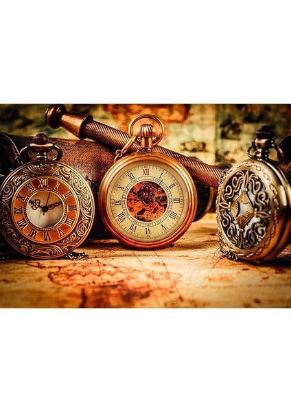 2000 Parça Antika Saatler Puzzle - 46004