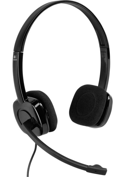 H151 Kablolu Stereo Kulak Üstü Mikrofonlu Kulaklık, 3.5 mm Jak Girişi, Kablo Üzeri Kontrol Özelliği, Siyah