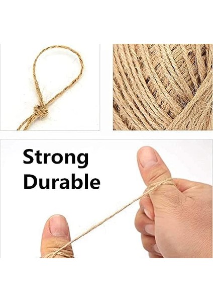 10 x 100 M Jüt Ip, Ip, Doğal, Bahçe, Bitkiler, El Işi Için, Paket Ipi fırsatları