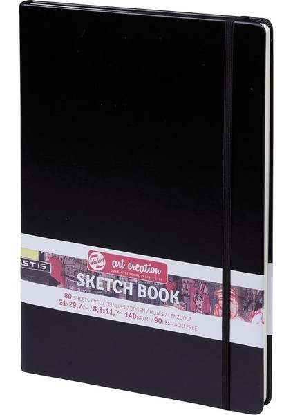 Art Creation Sketch Book Black, Sketch Book, 80 Sheets, 21X29, 7 cm Bound