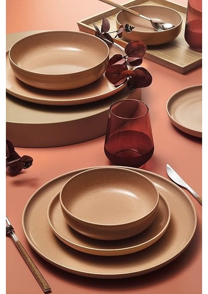 Porselen Moderna 4 Kişilik 16 Parça Yemek Takımı 720163 Yavruağzı fiyatları