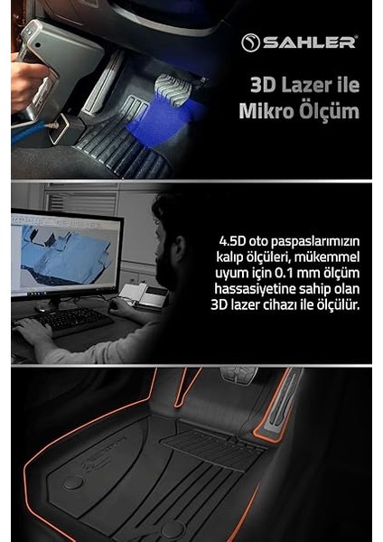 Jaecoo 7 2024+ ile Uyumlu Sahler Araca Özel 4.5d Havuzlu Oto Paspas fırsatları