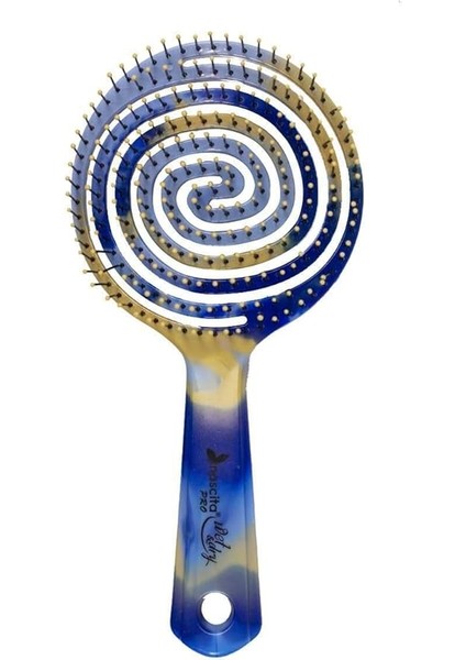 Pro Mavi Mermer Büyük Boy Üç Boyutlu Açma Tarama Fırçası - 37