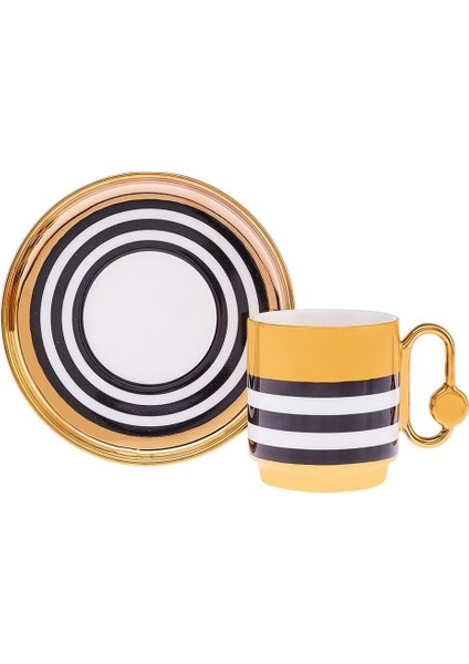 Istanbul Porselen Hare 6 Kişilik Kahve Fincan Takımı 90 ml modelleri