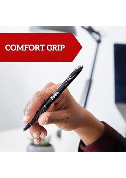 Sharpie S Gel Jel Mürekkepli Kalem, 0.7 Mm, Siyah, Mavi, Kırmızı - 3'lü Bls fırsatları