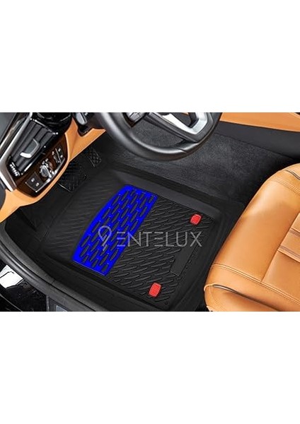 C3 2020 Model ile Uyumlu 3D Havuzlu Mavi-Siyah Paspas fiyatları