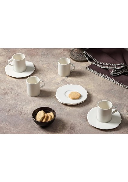 Tide Alumilite 4 Kişilik Kahve Takımı 80CC