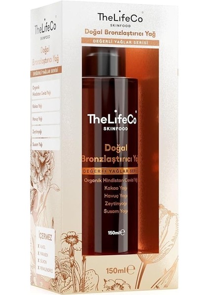 Skinfood Değerli Yağlar Serisi Doğal Bronzlaştırıcı Güneş Yağı 150 ml fiyatları
