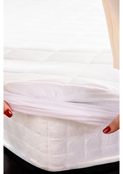 Kapitone Fitted Su Sıvı Geçirmez Alez Tek ve Çift Kişilik Kapitoneli Pamuklu Yatak Alezi 9 Ebat (100X200) indirimleri