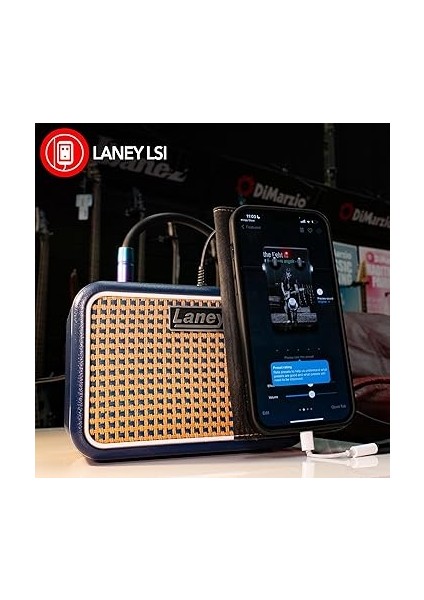 Mini Serisi - Pil ile Çalışan Gitar Amplifikatörü Akıllı Telefon Arayüzlü - 3W - Lionheart Edition, Mını-Lıon fiyatları