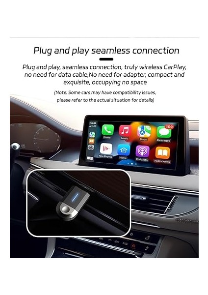 Carplay ve Android Auto Adaptörü, 2'si 1 Arada, 5g Wifi ve Bluetooth 5.0, Tak Çalıştır indirimleri