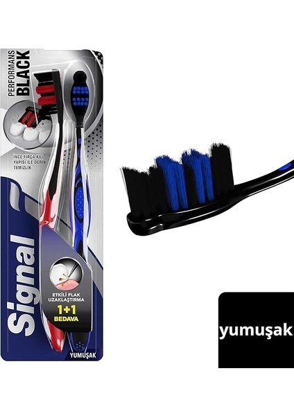 Diş Fırçası Performance Black 2 Kat Yumuşak 31 gr 1+1 fiyatları