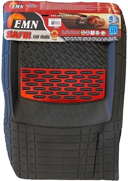 Ile Uyumlu Clio Ile Uyumlu 4 2012 Sonrası Paspas Derin Havuzlu Krom Kırmızı fiyatları