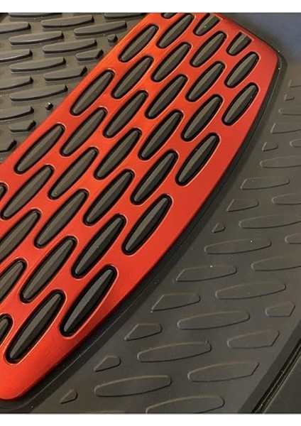 Ile Uyumlu Clio Ile Uyumlu 4 2012 Sonrası Paspas Derin Havuzlu Krom Kırmızı modelleri