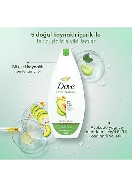 Duş Jeli Avokado Yağı ve Kalendula Özü 450 ml fırsatları