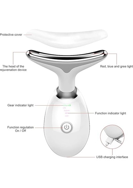 Boyun Yüzü, Yüz ve Boyun Masajı Için Sıkılaştırıcı Kırışıklık Giderme Cihazı, Çift Çene Azaltıcı Titreşim Masajı Cilt Bakımı, Iyileştirme, Sıkılaştırma, Sıkılaştırma ve Pürüzsüz fiyatları