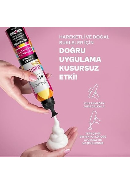 Care Style Guide Elastic Curl Doğal Görünüm Sağlayan Saç Köpüğü- Esnek Tutuş 200 Ml- Vegan fırsatları