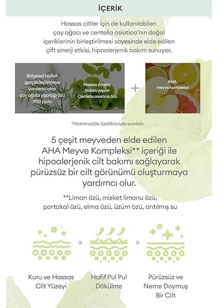 Yağlanma Eğilimli Ciltler Için Çay Ağacı Özü Içeren Arındırıcı Tonik A'pıeu The Pure Tea Tree Toner modelleri