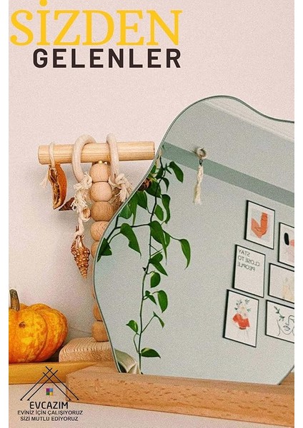 Düzensiz Estetik Makyaj Aynası Çerçevesiz modelleri