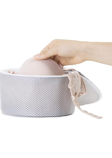 Home Textile Gri Renk Iç Çamaşırı Yıkama Filesi 20 x 10 cm fırsatları