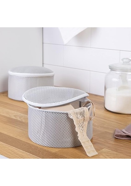 Home Textile Gri Renk Iç Çamaşırı Yıkama Filesi 20 x 10 cm indirimleri