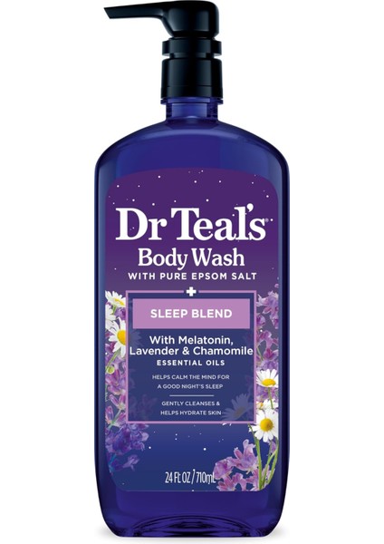 Teal's Vücut Yıkama Saf Epsom Tuzlu, Melatoninli Uyku Banyosu, 24 ml