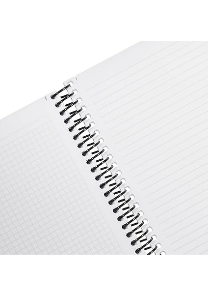 Infinity Pastel Serisi, A4, 5 Konulu (4 Kareli, 1 Çizgili) 150 Yaprak Pp Kapaklı Spiralli Defter, Mavi modelleri