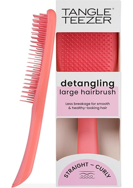 Teezer The Ultimate Detangler Large Salmon Pink Saç Fırçası