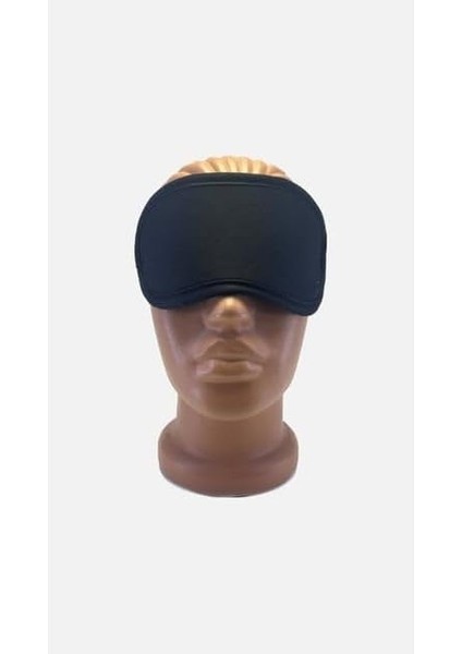 Adet Yıkanabilir Siyah 3 Katlı 8 mm Uyku Maskesi Göz Bandı Kalın Lastikli Uyku Bandı fırsatları