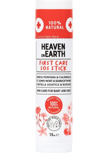On Earth First Care Sos STICK-%100 Doğal ve Organik Içerikli Anlık Yatıştırıcı Bak