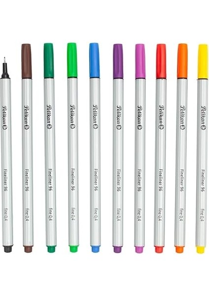 Fineliner 96 Çeşitli 10'lu-Kılıf fiyatları