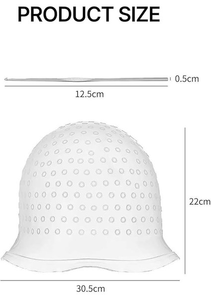 Saç Bonesi, Saç Tokası Iğnesi, Silikon Saç Başlığı Seti, Delikli Silikon Vurgulu Başlık, Saç Şekillendirme Başlığı, Profesyonel Salon ve Ev Saç Boyama Için Tekrar Kullanılabilir (1 Adet) fiyatları