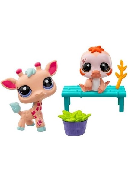Bumblebee Littlest Pet Shop Minişler 2li Paket S2 Zürafa ve Tembel Hayvan 00586 fiyatları