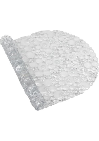 Mark Premium Serisi Banyo - Küvet Içi Kaydırmaz Vantuzlu Yuvarlak Desenli Paspas 62 x 32 Cm, Şeffaf fırsatları