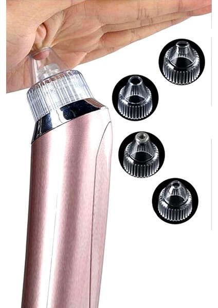 Vakumlu Akne Siyah Nokta Leke Çıkarıcı Cilt Temizleme 4 Başlıklı modelleri