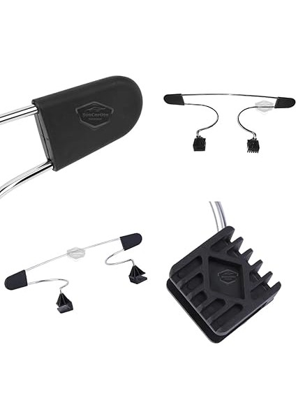 Aksesuar Oto Koltuk Arkası Elbise Askılığı Ceket Askısı Krom Metal Araç Içi Askılık Kaydırmaz Yüzeyli Kıyafet Askısı fırsatları