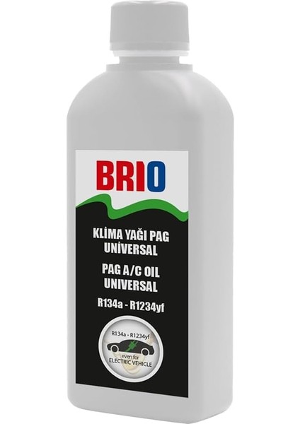 Klima Yağı Pag Universal R134A + 1234YF + Ev 250 ml