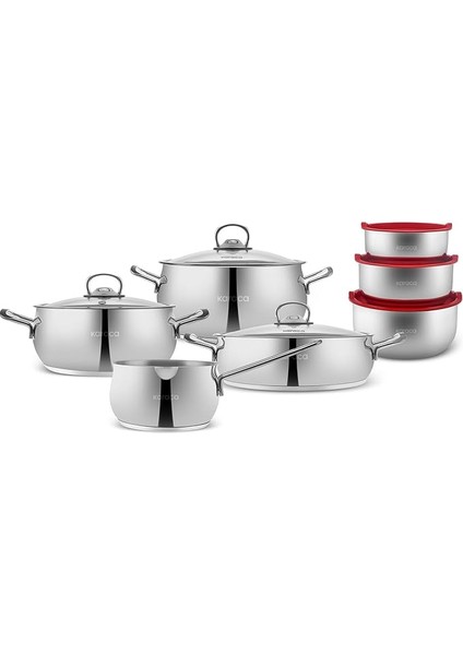 Pişir&sakla V2 13 Prç Çelik Set